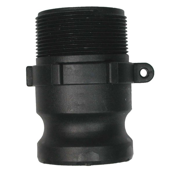 Be Pressure 1in Polypropylene Camlock Fitting, Male Coupler x MPT Thread 90.725.100